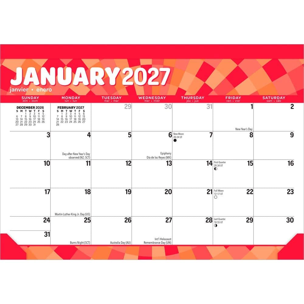 Large Print Blotter 15 x 11 2027 Desk Pad Main Product Image