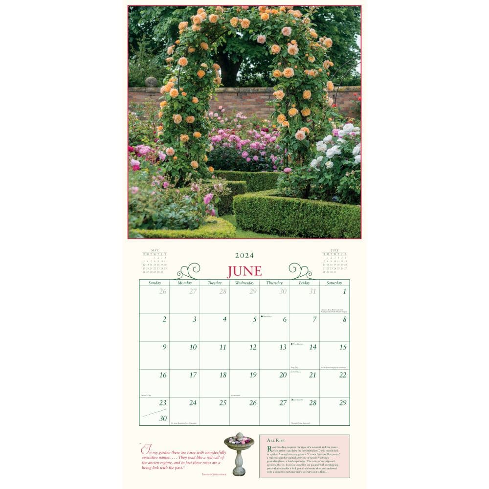 Secret Garden 2024 Wall Calendar