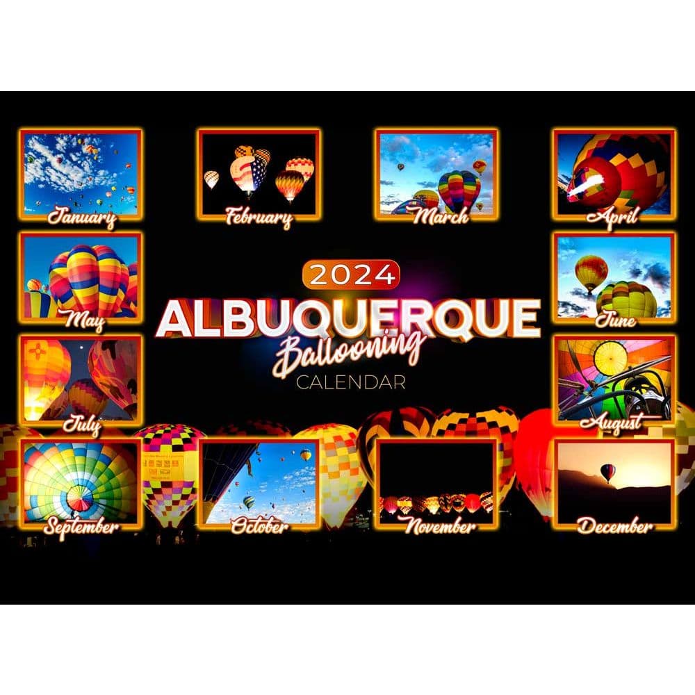 Albuquerque Balloon Fest 2024 Wall Calendar