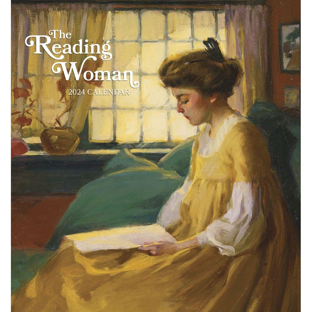 Reading Woman 2024 Mini Wall Calendar