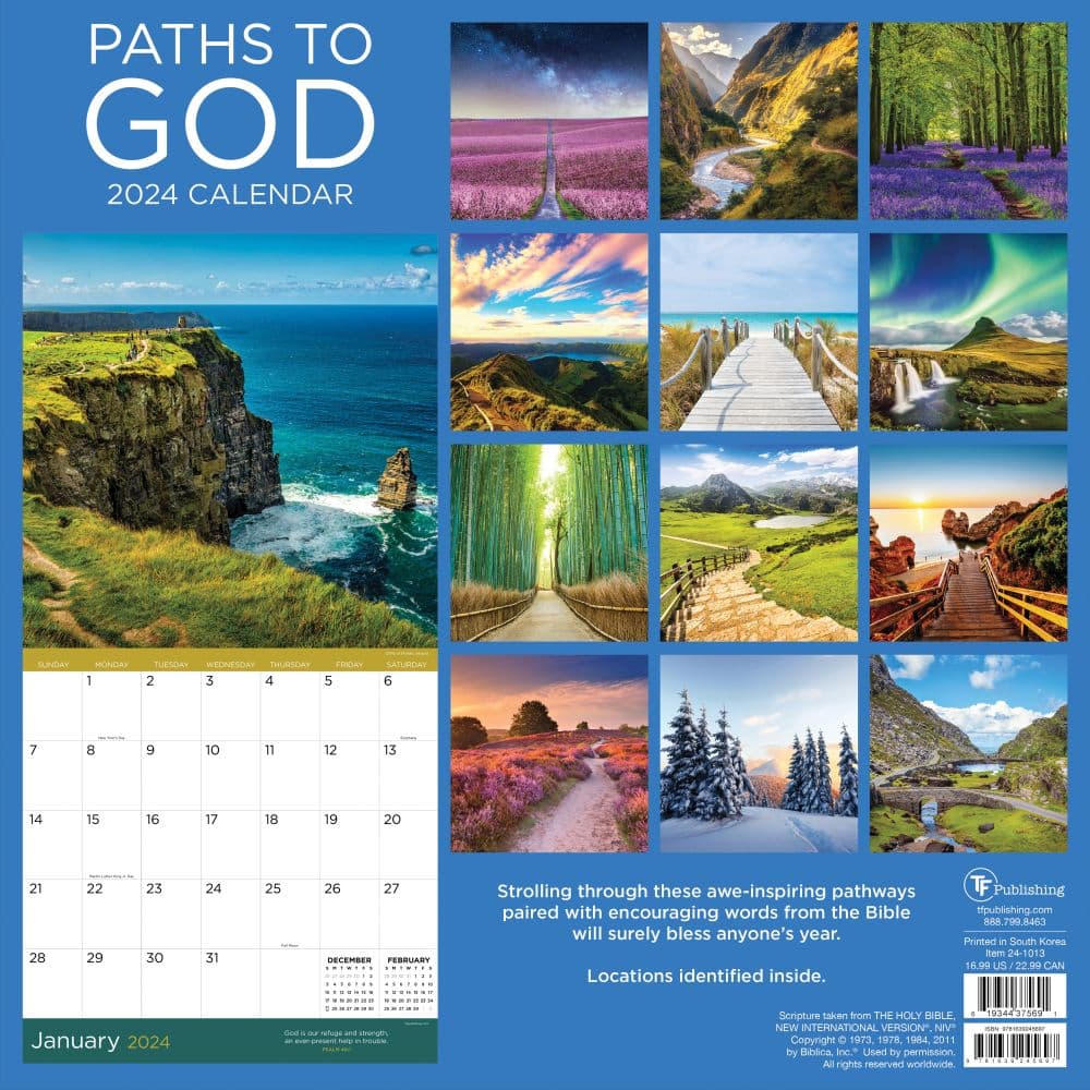 Paths To God 2024 Wall Calendar First Alternate Image width=&quot;1000&quot; height=&quot;1000&quot;
