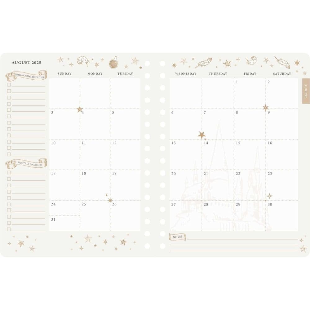 Harry Potter Hogwarts 2026 Student Planner Eighth Alternate Image