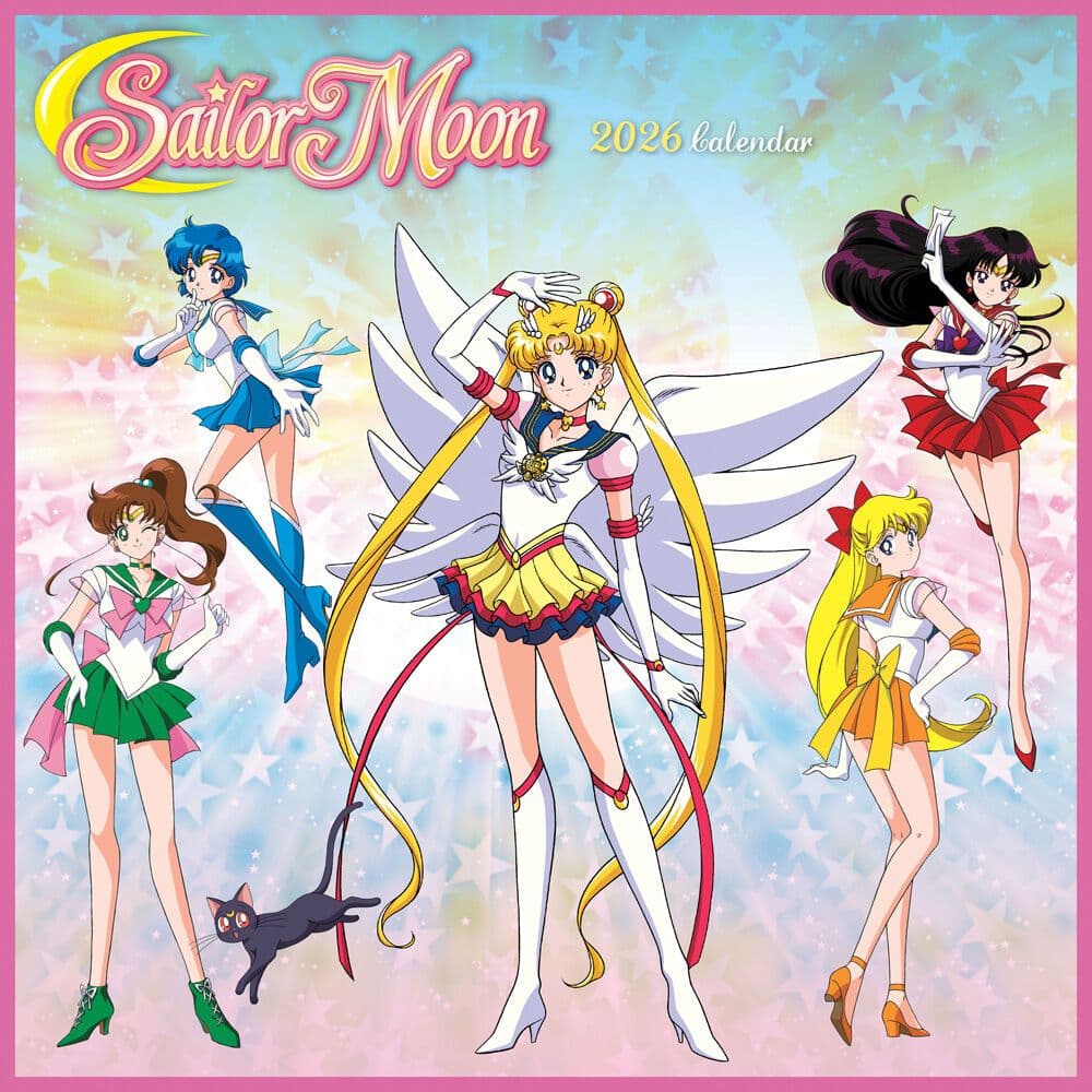 Sailor Moon 2026 Wall Calendar Main Product Image
