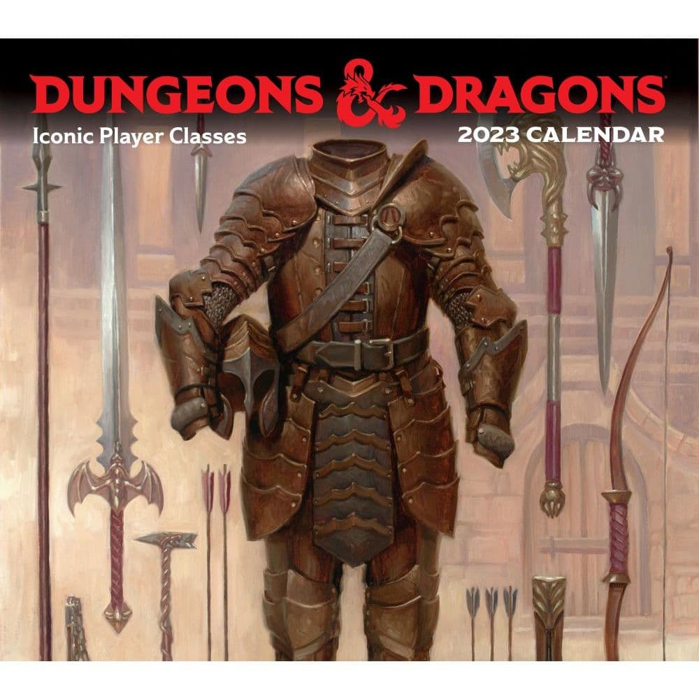Dungeons and Dragons 2023 Wall Calendar