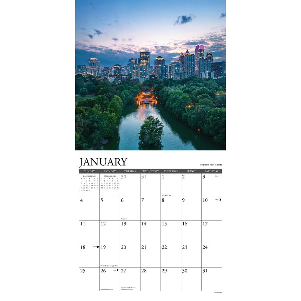 Georgia 2026 Wall Calendar Second Alternate Image