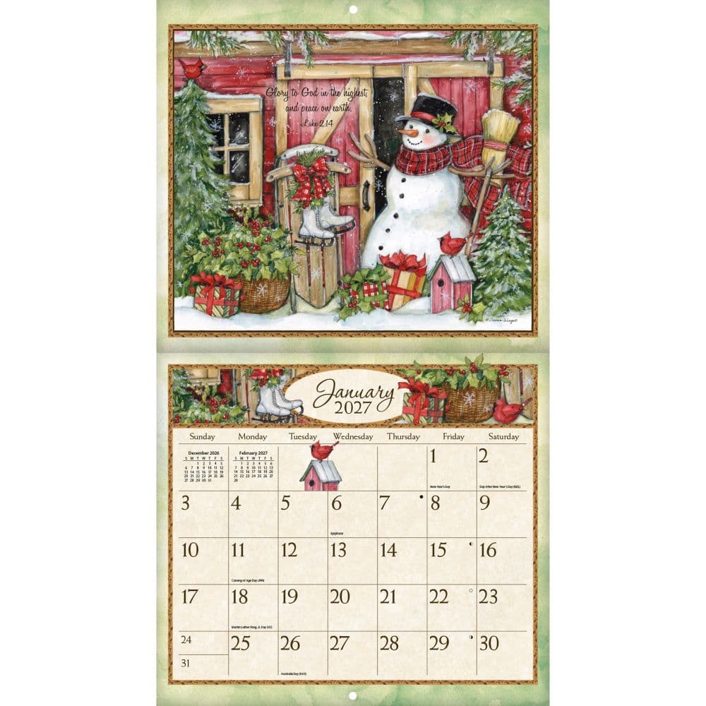 Bountiful Blessings Special Edition 2027 Wall Calendar by Susan Winget Second Alternate Image