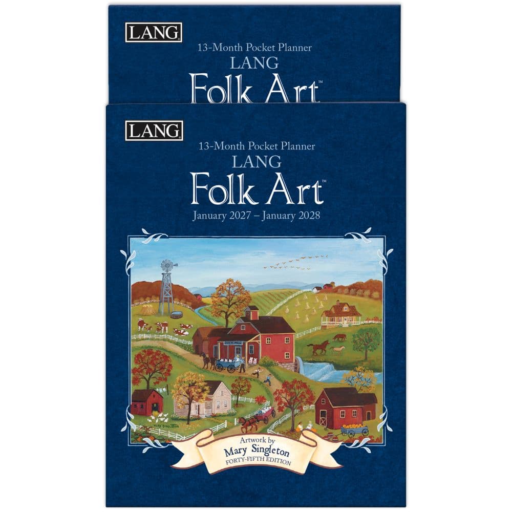 Lang Folk Art 2027 Monthly Pocket Planner by Mary Singleton Fourth Alternate Image