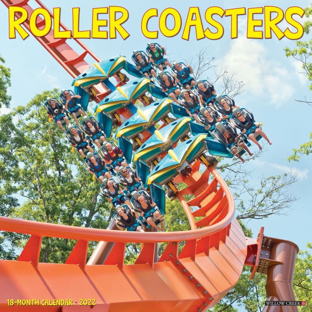 Roller Coasters 2022 Wall Calendar Calendars Com