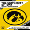 image COL Iowa Hawkeyes 2025 Desk Calendar Main Image