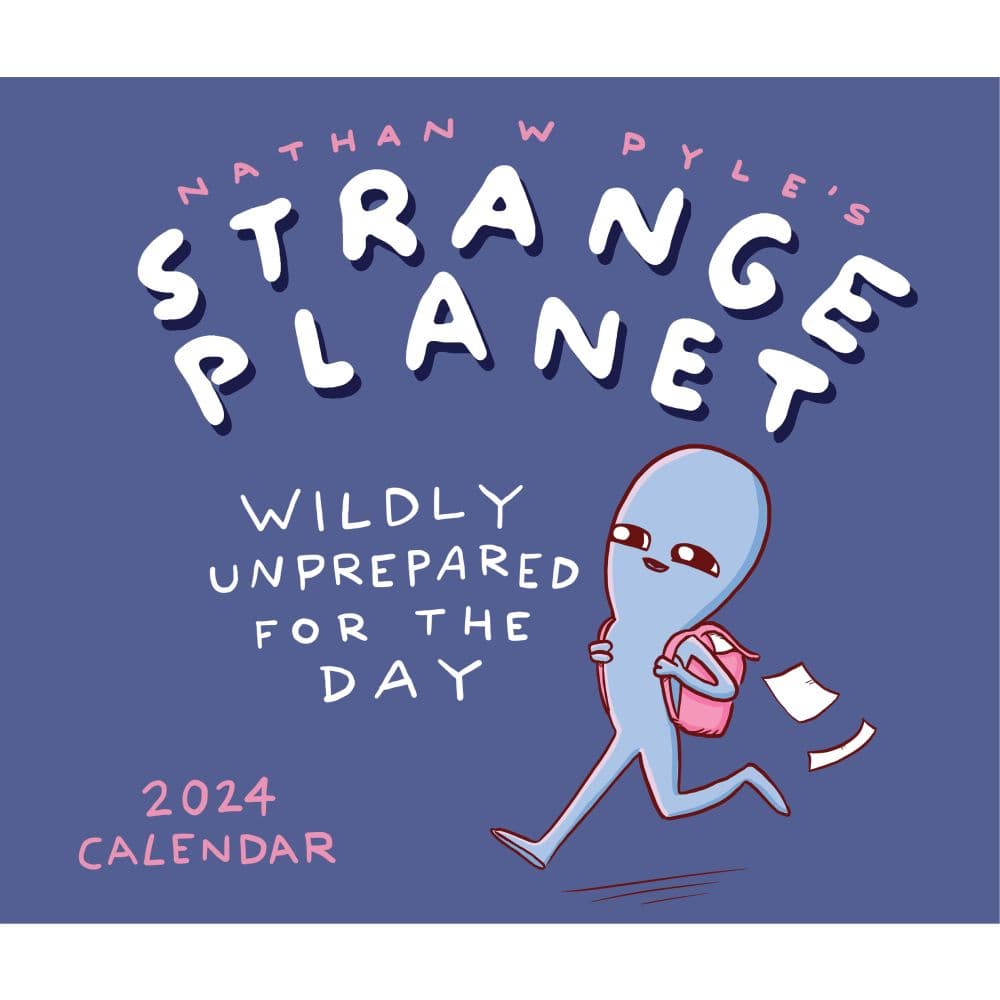 Strange 2025 Desk Calendar