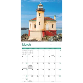 Calendario lighthouse 2024 - 18x18 - Aa.vv - calendario