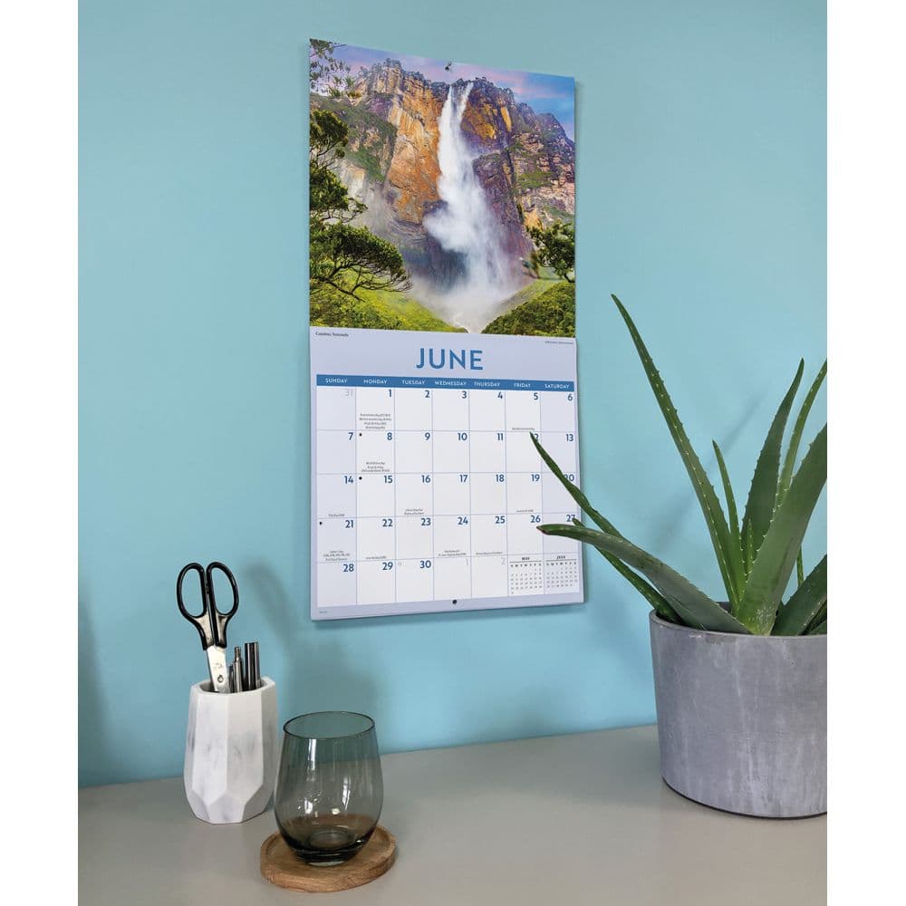 Waterfalls Special Value 2026 Wall Calendar Fifth Alternate Image