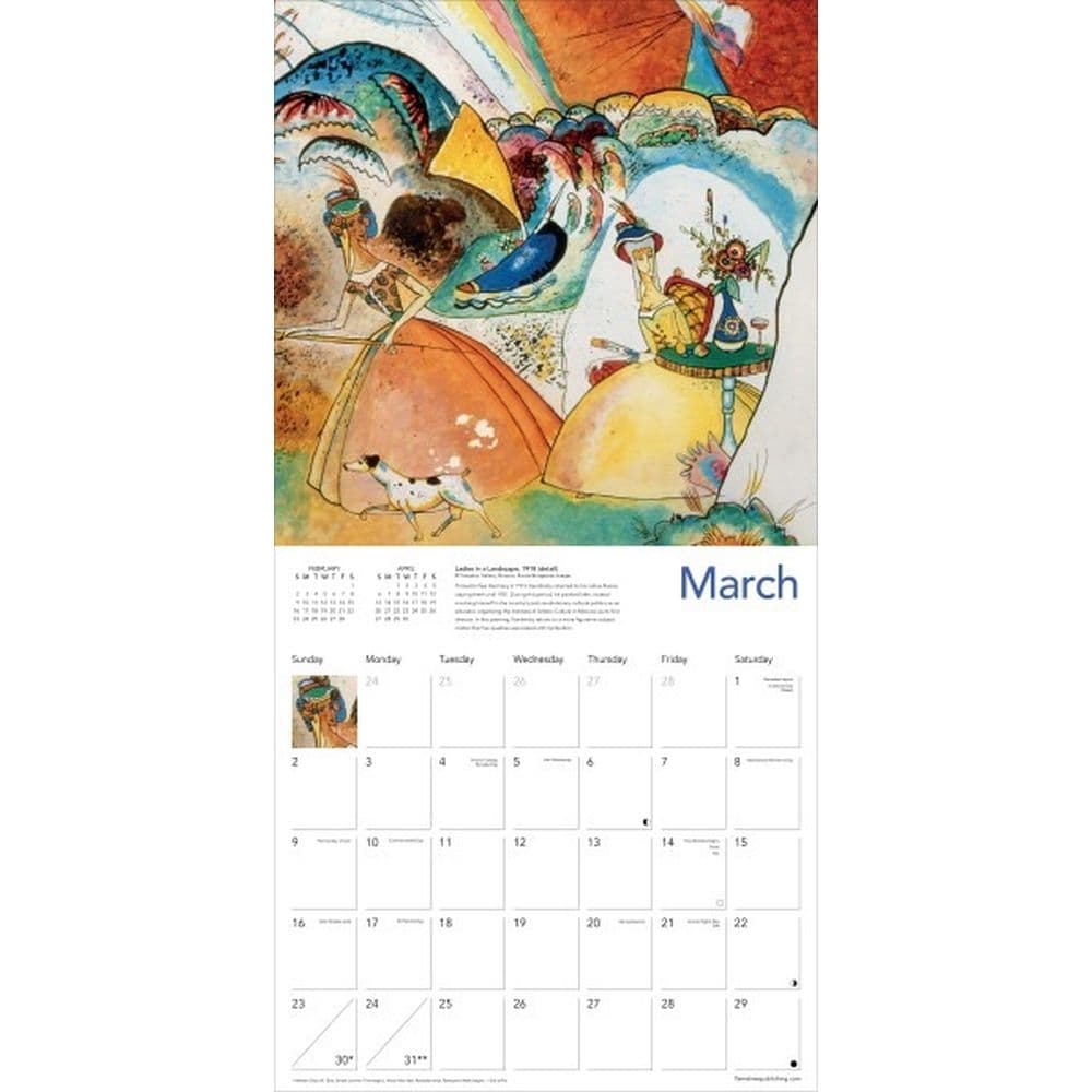 Kandinsky 2025 Wall Calendar Second Alternate Image