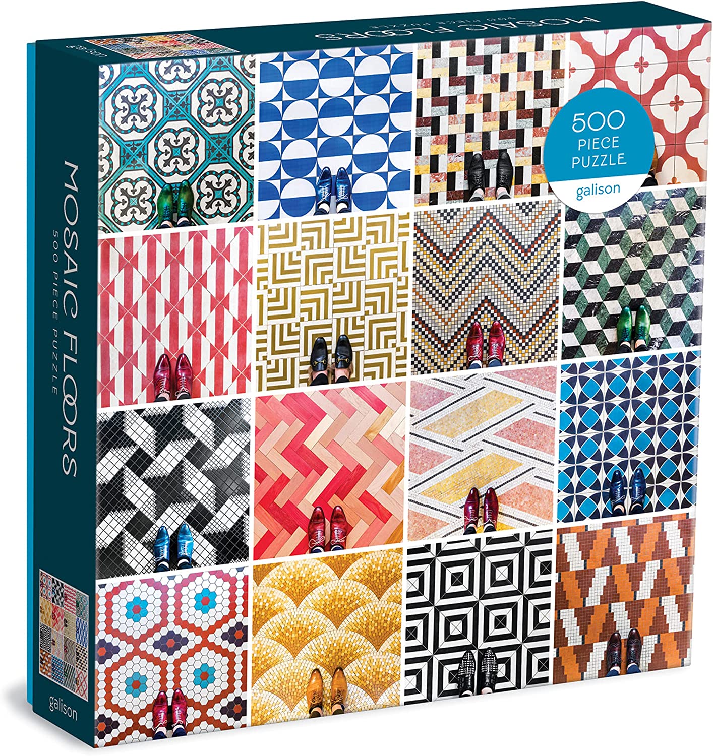 Chronicle Books Mosaic Floors 500 Piece Puzzle