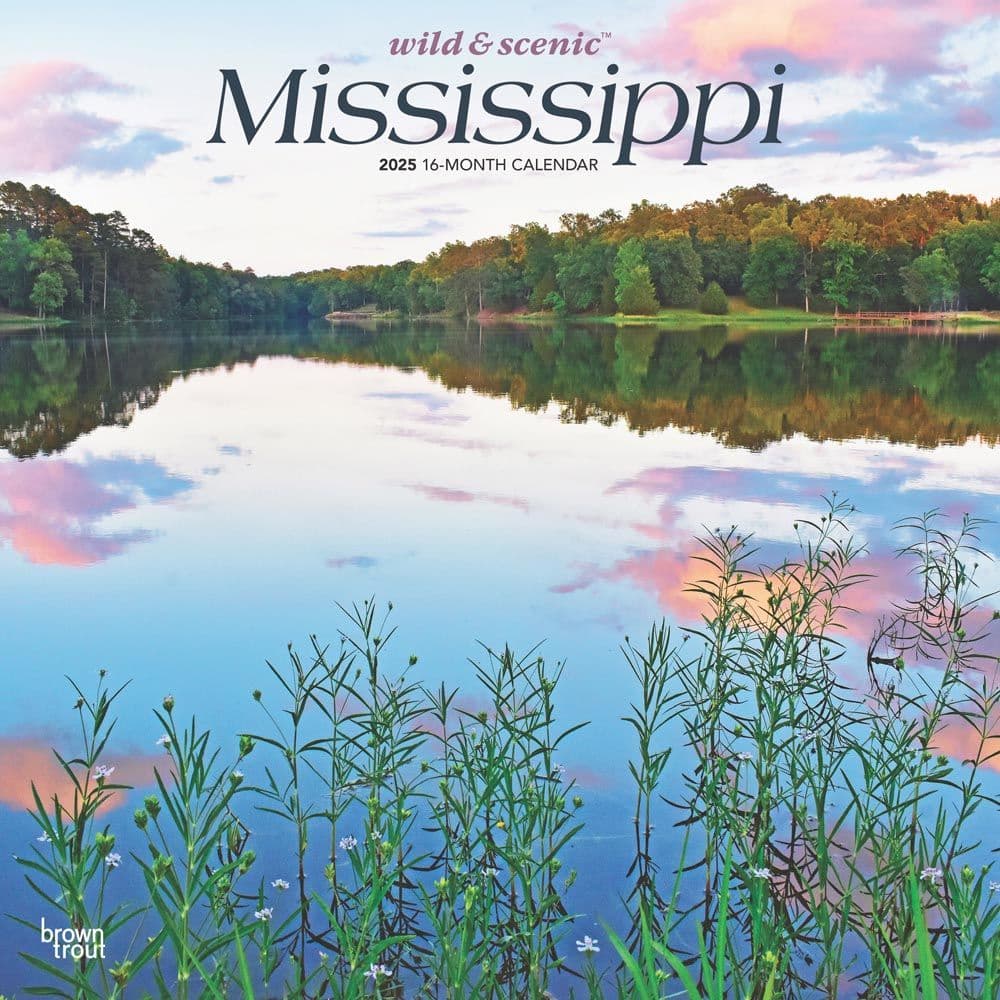 Mississippi Wild and Scenic 2025 Wall Calendar