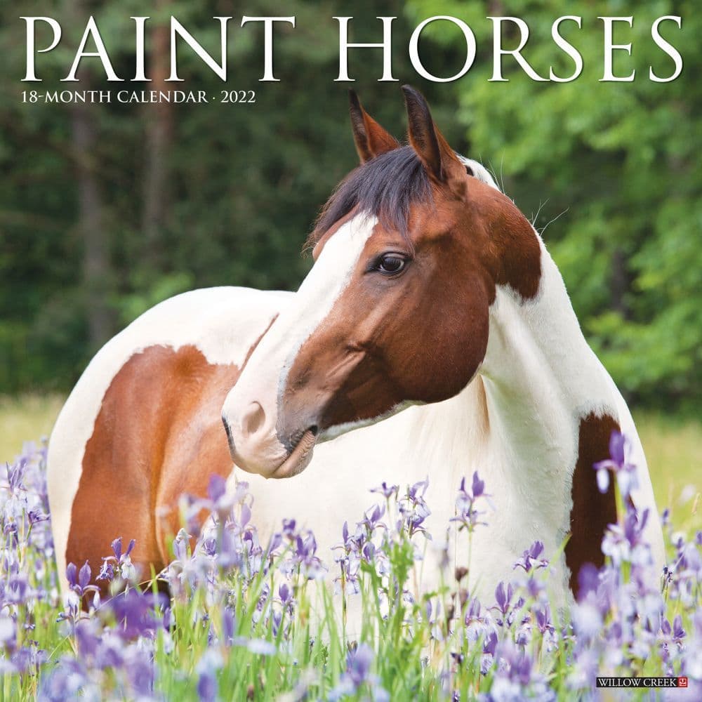 Horses Paint 2022 Wall Calendar