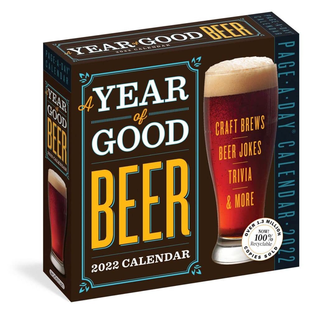 A Year of Good Beer 2022 Page-A-Day Calendar - Calendars.com