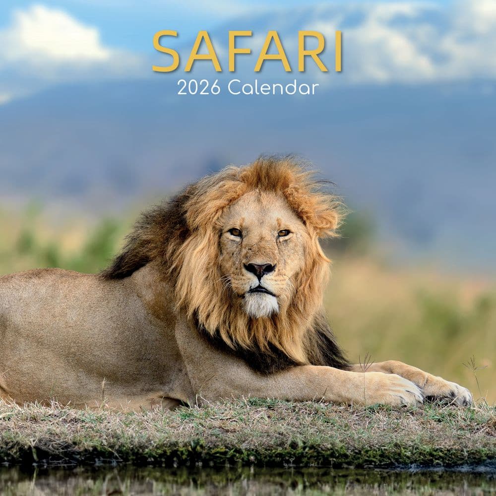 Safari 2026 Wall Calendar  Main Image