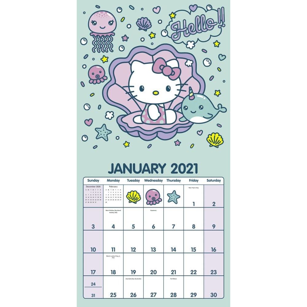 Hello Kitty Wall Calendar 2021 2021 Festival Calendar