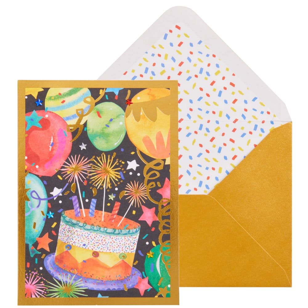 Birthday Icons on Black Birthday Card Main Product Image width=&quot;1000&quot; height=&quot;1000&quot;