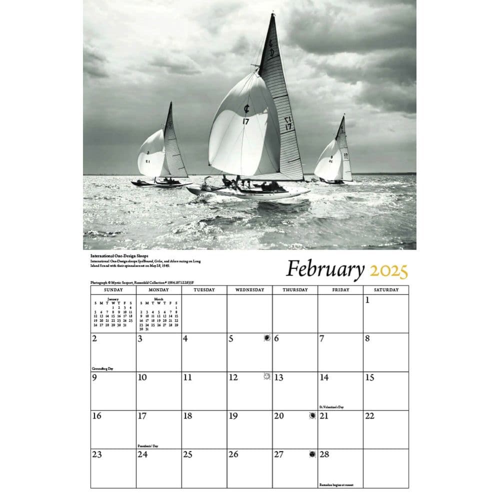 Art of the Boat Mystic Seaport 2025 Wall Calendar Second Alternate Image width="1000" height="1000"