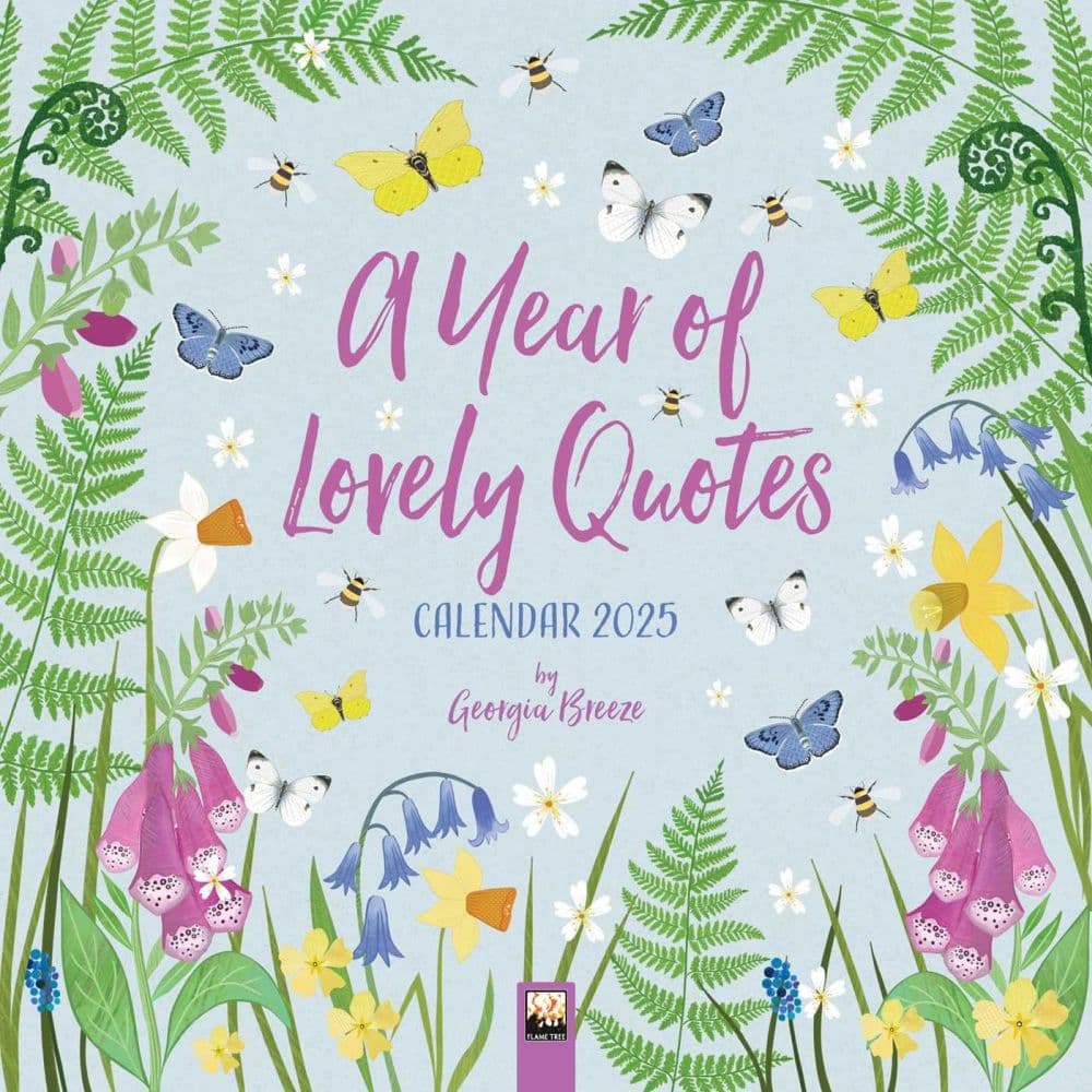 Year of Lovely Quotes 2025 Wall Calendar Main Image