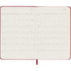 image Moleskine Scarlet Red Pocket Hard Cover 2027 Daily Planner Third Alternate Image