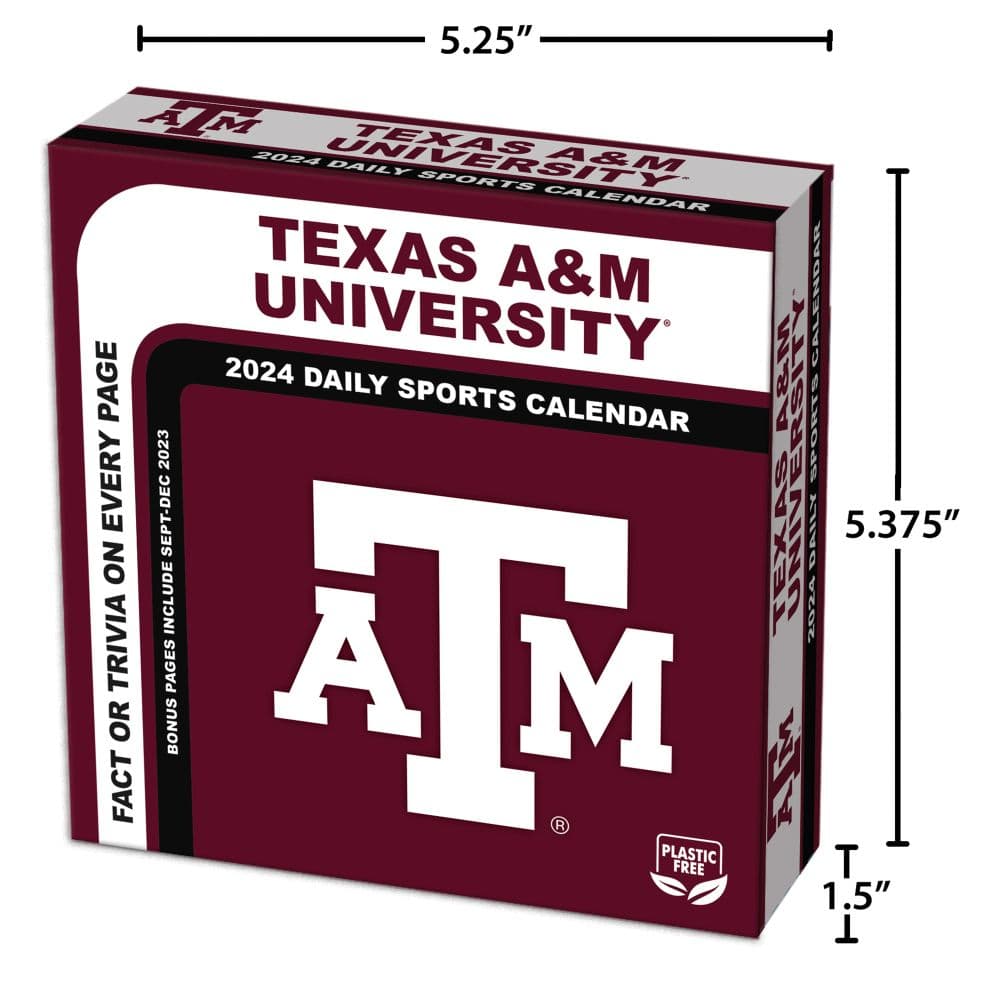 COL Texas A&amp;M Aggies 2024 Desk Calendar Sixth Alternate Image width=&quot;1000&quot; height=&quot;1000&quot;