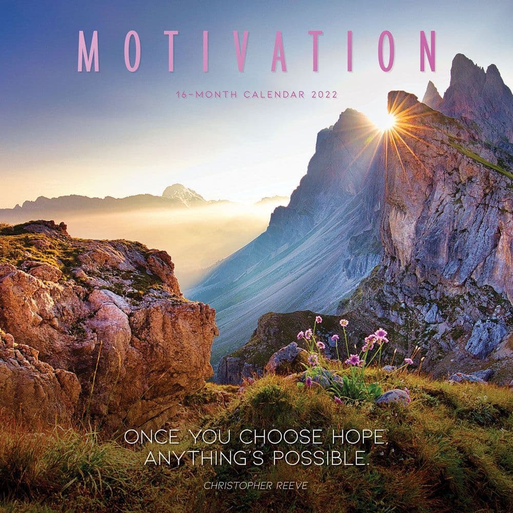 Motivation 2022 Wall Calendar - Calendars.com