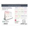 image Patterned 2025 Easel Double View Desk Calendar