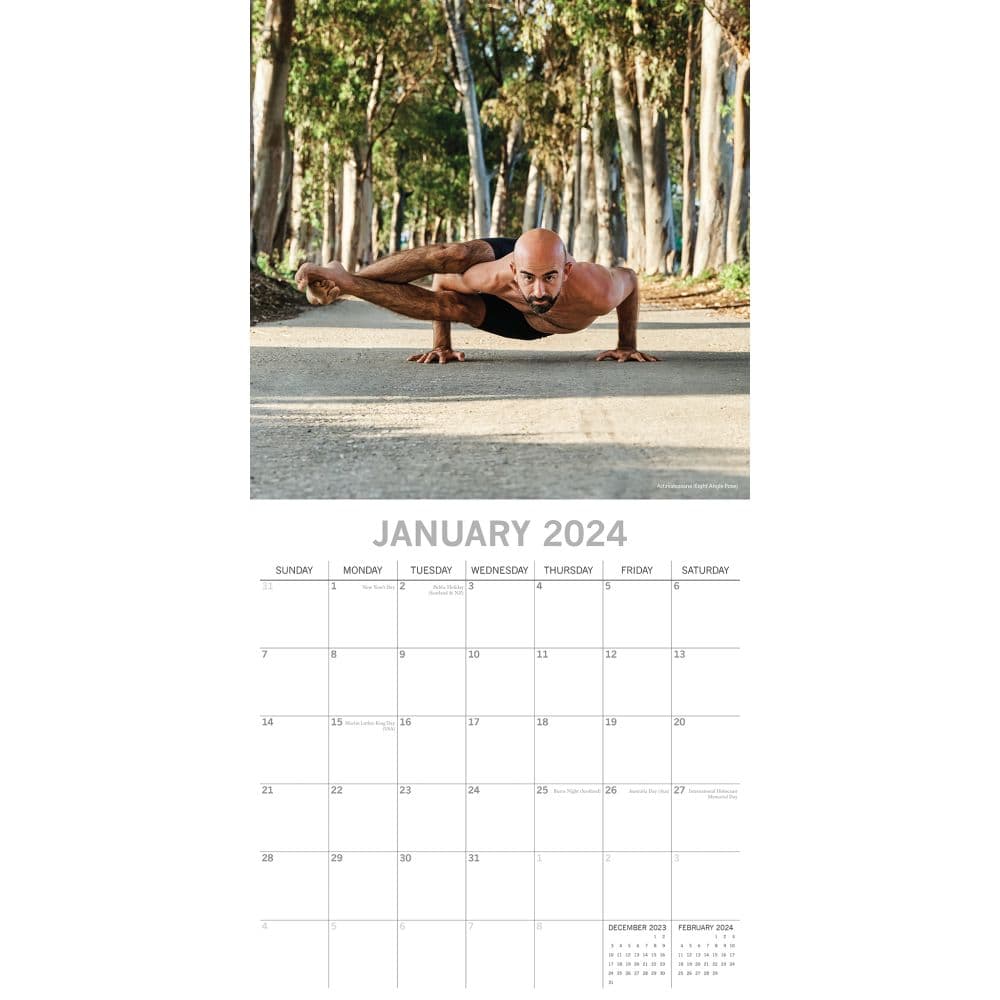 Yoga 2024 Wall Calendar