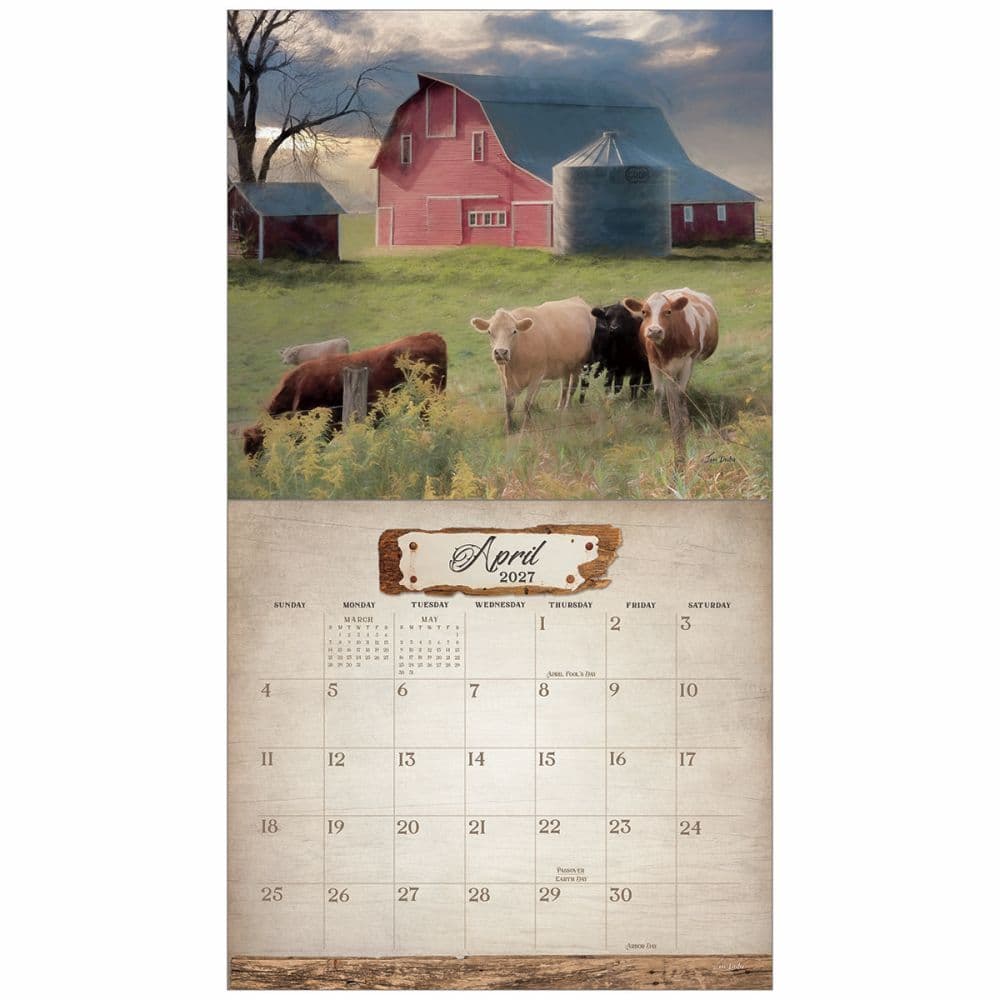 Cows 2027 Wall Calendar Third Alternate Image
