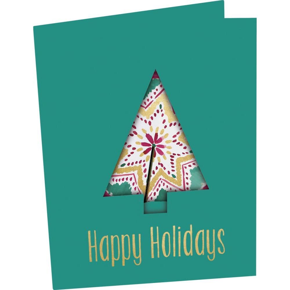 Christmas Star Ornament Christmas Card by Barbra Ignatiev Alternate Image 1