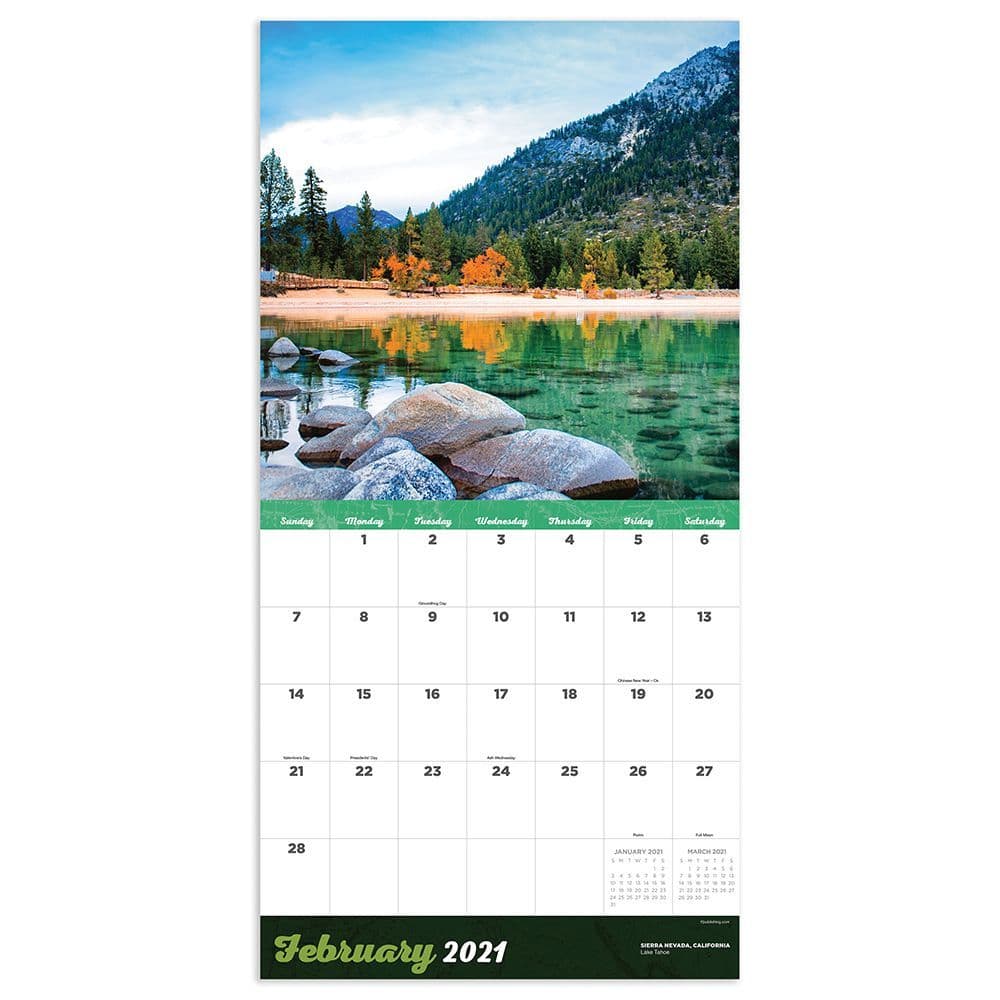 2020 Road Trip Pacific Northwest Wall Calendar 