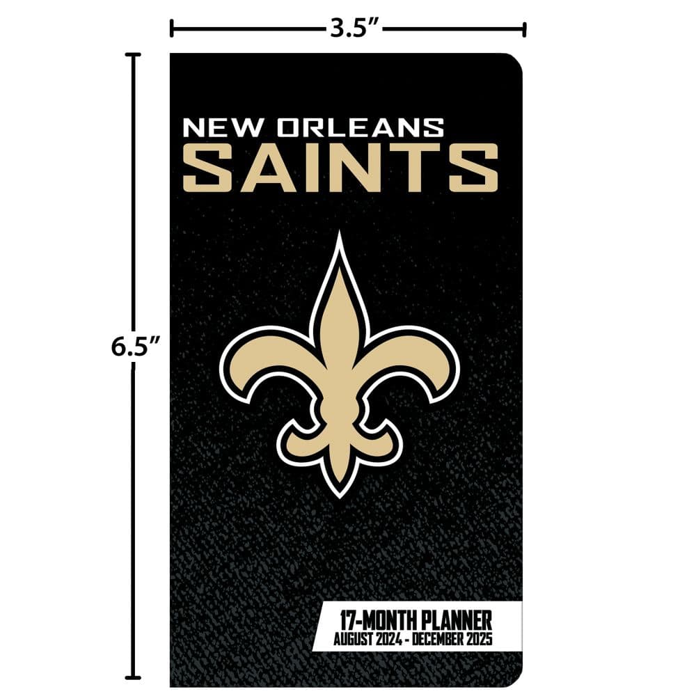 NFL New Orleans Saints 17 Month Pocket Planner Fifth Alternate Image