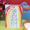 image Rainbow and Lettering Thank You Card