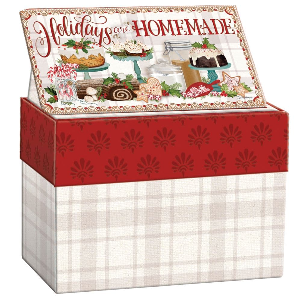 Holidays Are Homemade Recipe Card Box Main Product Image