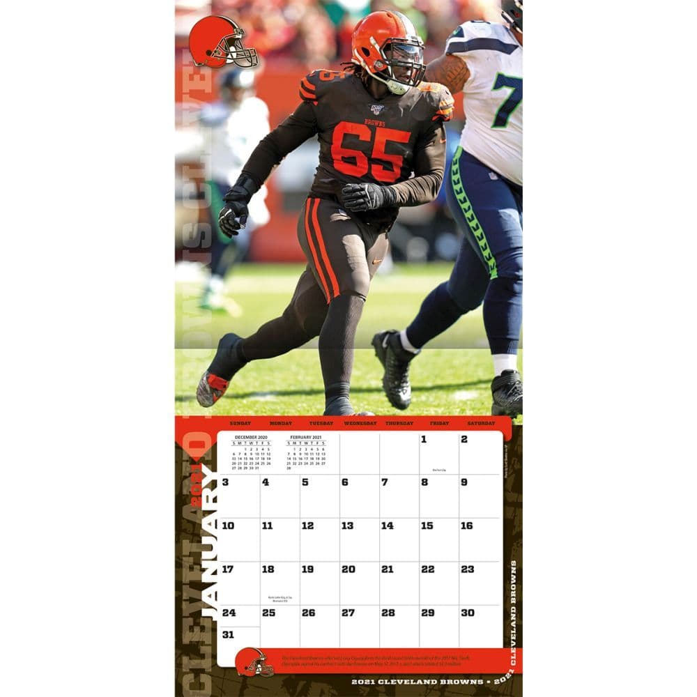 Cleveland Browns Wall Calendar