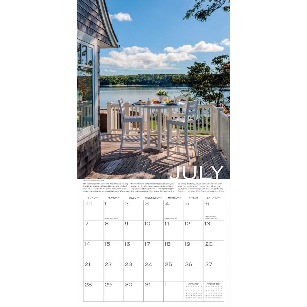 Out On The Porch 2024 Wall Calendar