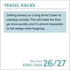 image Travel Hacks 2025 Desk Calendar Third Alternate Image