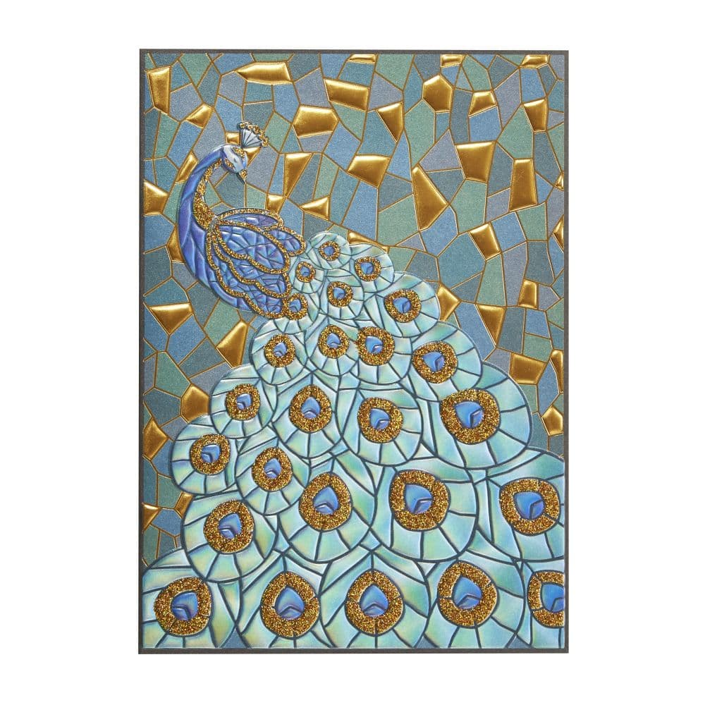 Mosaic Peacock Blank Card First Alternate Image width=&quot;1000&quot; height=&quot;1000&quot;