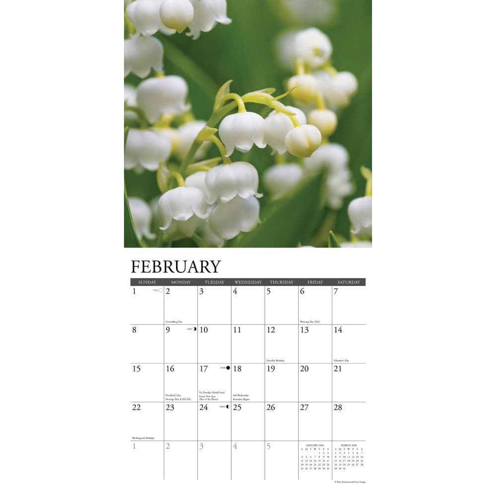 Flowers 2026 Wall Calendar Second Alternate Image