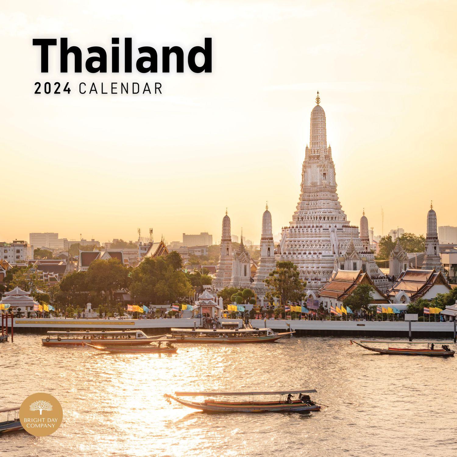 Thailand 2025 Wall Calendar