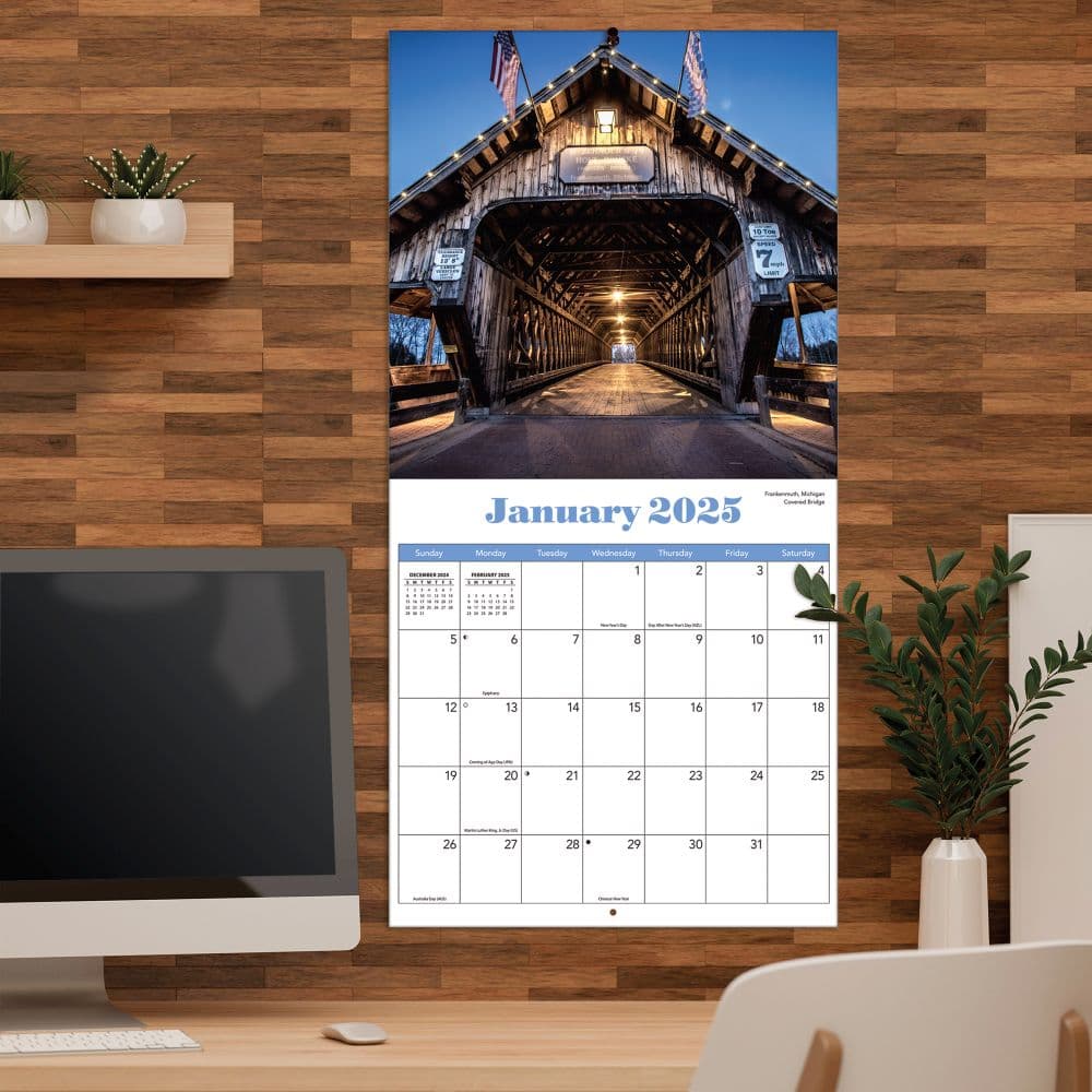 Americana Photo 2025 Wall Calendar