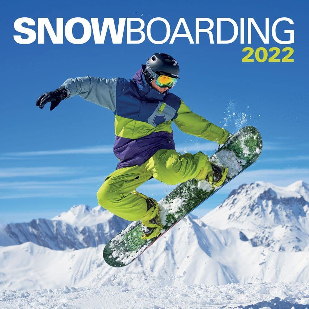 Snowboarding 2022 Wall Calendar