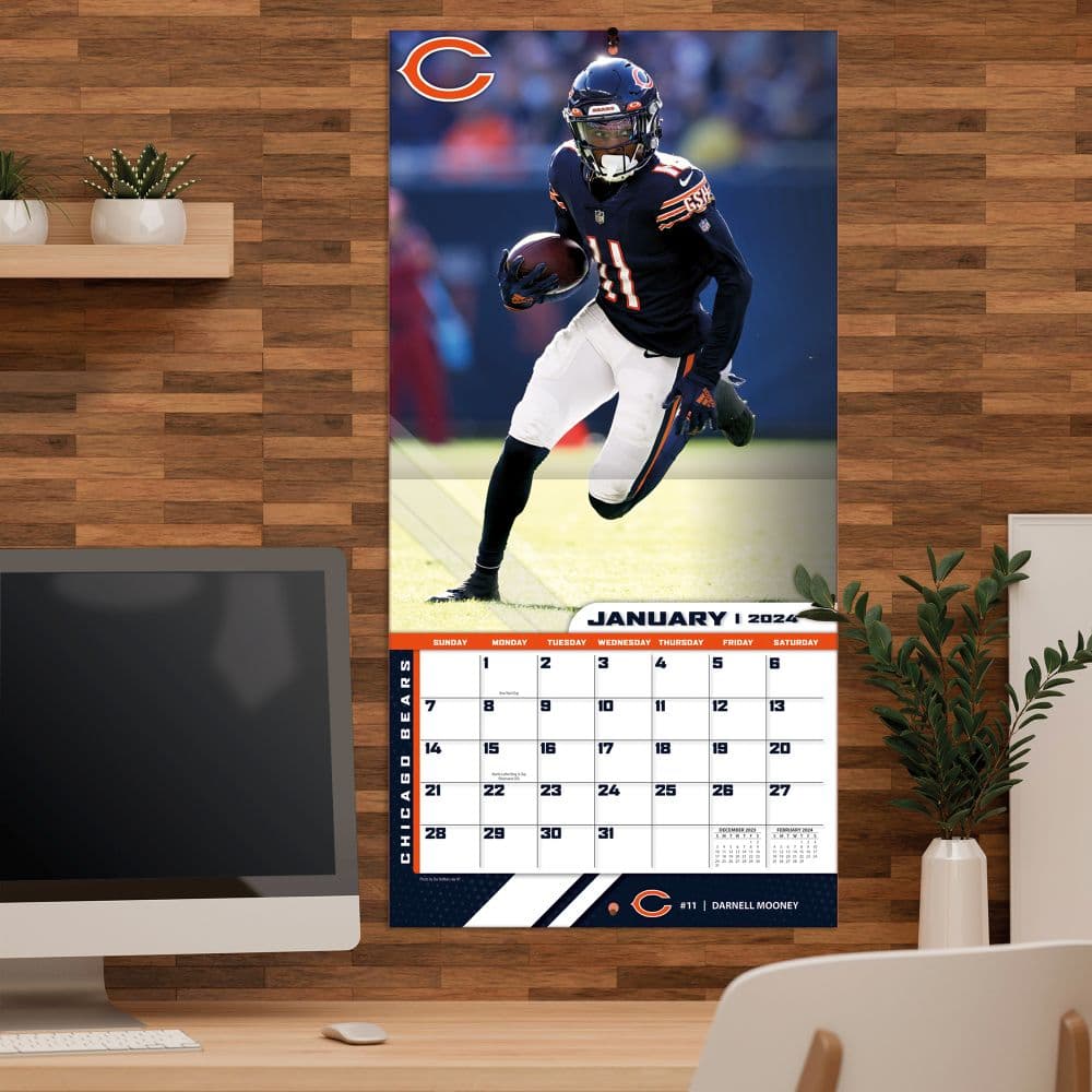 Chicago Bears 2024 Wall Calendar - Ally Ann-Marie