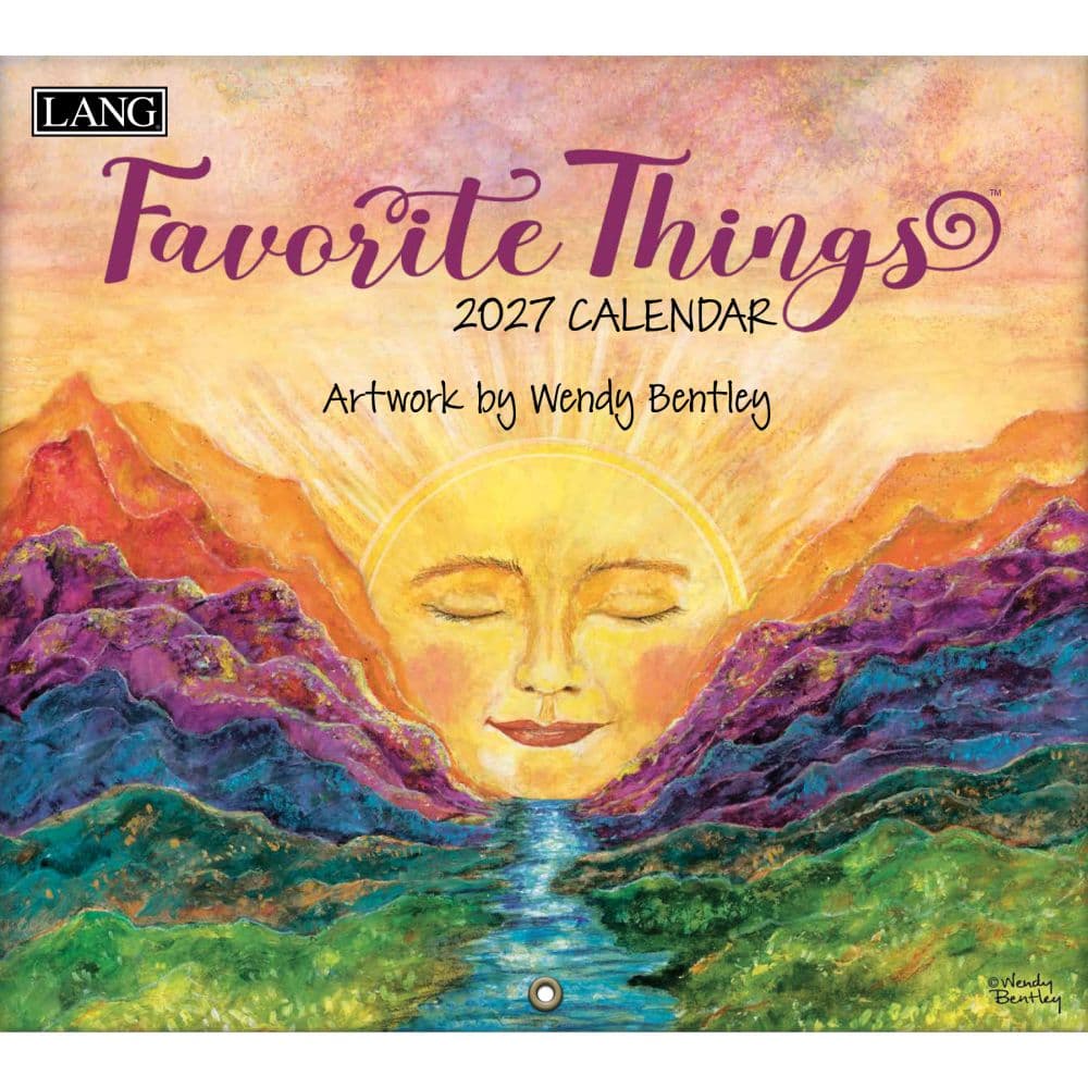 Favorite Things 2027 Wall Calendar by Wendy Bentley Main Product Image