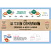 image Kitchen Companion 2024 Wall Calendar Main Image