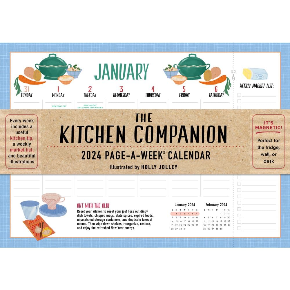 Kitchen Companion 2024 Wall Calendar Main Image