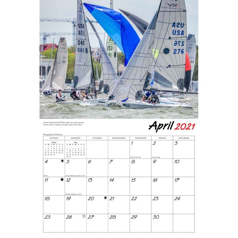 Sailing to the Mark Wall Calendar - Calendars.com